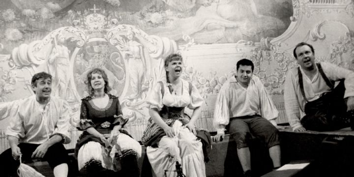 Hanswurst v dochtorském divadle na trzích nepostradatelný aneb Pražští ševci