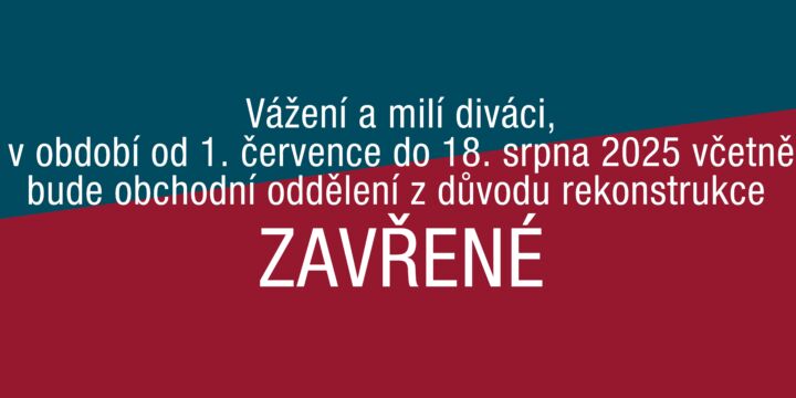 Otevírací doba obchodního oddělení v červenci a srpnu