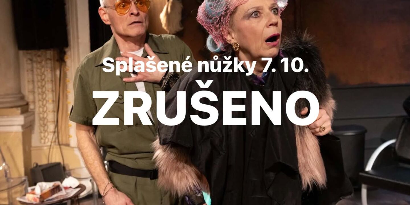 Zrušené představení Splašené nůžky 7. 10.